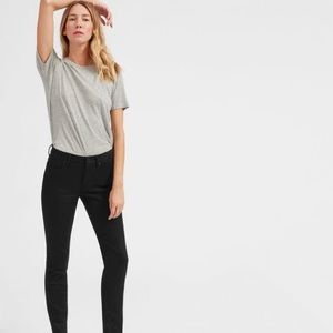 Everlane Mid Rise Black Denim